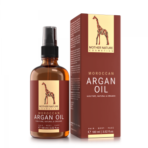 Haaröl ohne Silikone - Moroccan Argan oil von Mother Nature Cosmetics